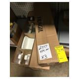 White porcelain bathroom accessory 4pc set x3