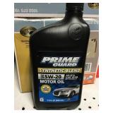 Prime guard SAE 5W-20 synthetic blend motor oil