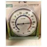 6 pack of la crosse 5in dial thermometers