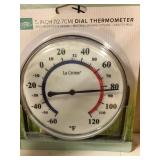 6 pack of la crosse 5in dial thermometers