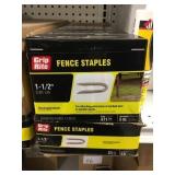 1-1/2in fence staples by the 5lb. Box x6