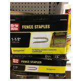 1-1/2in fence staples by the 5lb. Box x6