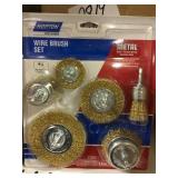 Norton 6 pack brass wire wheel set x6