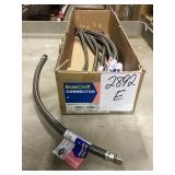 3/8in dishwasher connector supply lines, one money
