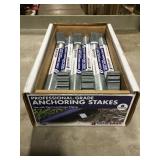 Professional grade anchoring stakes sold one