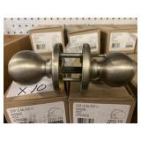 Kwikset Passage Polo Door Knobs x10