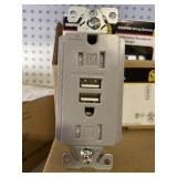 Receptacle/USB charger 15AMP x 10