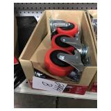 4" Casters w/ Brakes by the Box