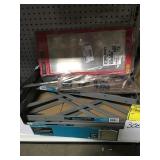 Box of Shelf Brackets and Push Plates