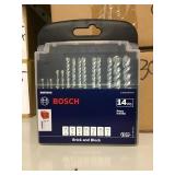 14 Piece Brick and Block Drill Bit Sets by the Box
