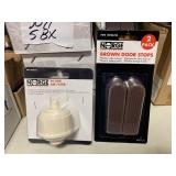 In Line Aire Filters & Brown Door Stops