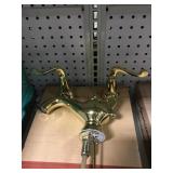 8in Widespread Lavatory Faucet w/Metal Pop-up