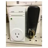 Programmable remote control outlet x 5