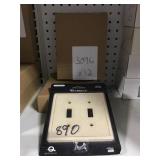 Cast Stone switch plate double GFCI x12