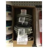 60in stainless braided ice maker lines x10