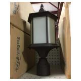 Black post light sells by the pc. X 2