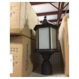 Black post light sells by the pc. X2