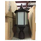 Black post light sells by the pc. X2