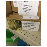 3.5in brass door hinges X25