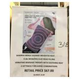 Sharper image calming weighted heating pad