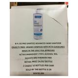 8 fl oz pro sanitize advanced hand sanitizer X24