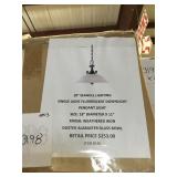 18in Single Light Downlight Pendant