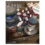 Box of rust converter and paint