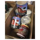 6 gallons of miscellaneous paint