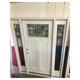 36" x 80" RH Fiberglass Entry Door w/ Side Lites
