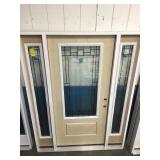 36" x 80" LH Fiberglass Entry Door w/ Side Lites