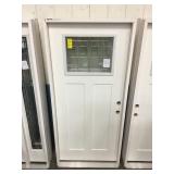 36" LH Zinc Leaded Craftsman Exterior Door