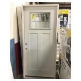 36" LH Zinc Leaded Craftsman Exterior Door