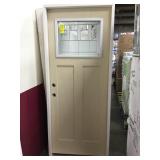32" RH Zinc Leaded Craftsman Ext Door