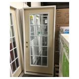 36" RH 15 Lite Fiberglass Exterior Door