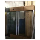 76"x82" Vinyl Patio Exterior Sliding Door