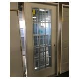 36" LH 15 Lite Fiberglass Exterior Door