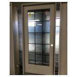 36" LH 15 Lite Exterior Door
