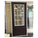 36" LH 12 Lite Exterior Door