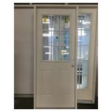 32" LH 9 Lite Steel Exterior Door