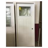 32" LH Craftsman Style Steel Exterior Door