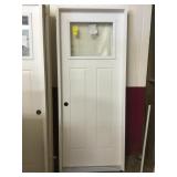 32" RH Craftsman Style Steel Exterior Door