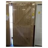 42"  Knotty Alder Barn Door Slab