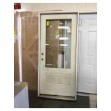 36" RH 3/4 View Exterior door