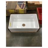 9" Cast Iron Farm Sink