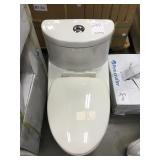One Piece White Dual Flush Toilet