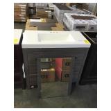 36-1/2" Vanity w/ Sink Top & Mirror