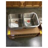 9" Kindred Double Bowl SS Kitchen Sink
