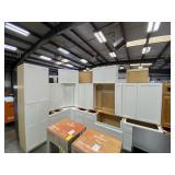 42" Silvercreek Shaker White Kitchen
