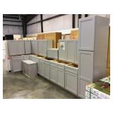30" Stone Harbor Gray Kitchen Set