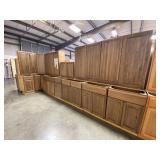42" Mocha Distressed Solid Wood Kitchen Set